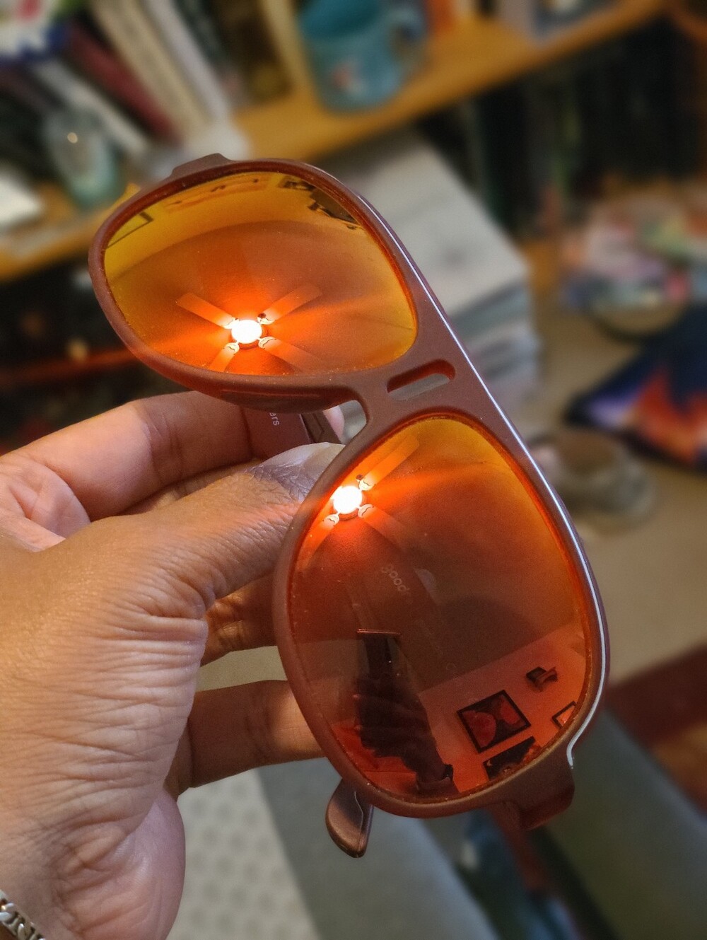 goodr Super Fly Lance's Afternoon Uppers Sunglasses Red SFG1018 Aviator